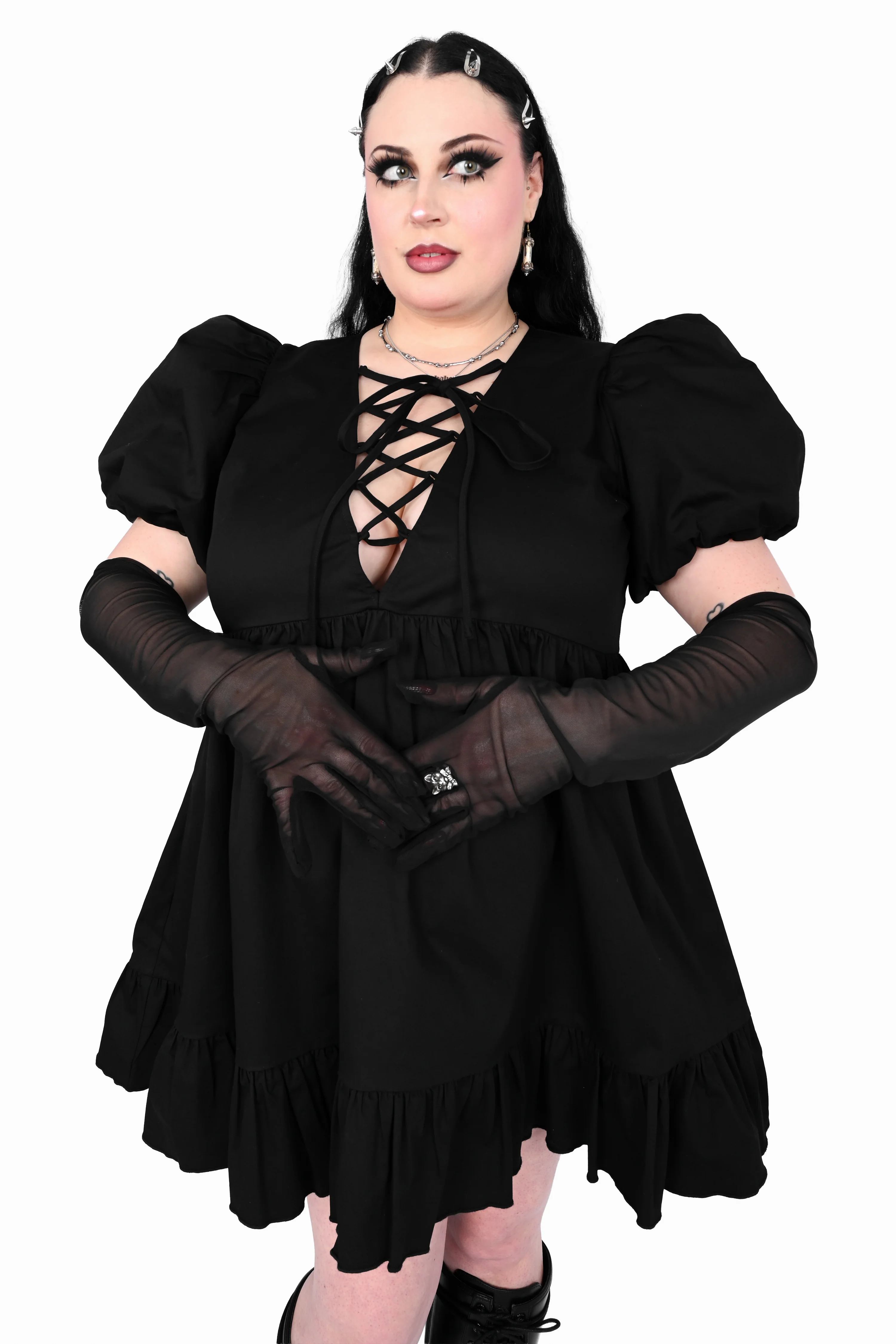Abby Puff Sleeve Dress - Image 12