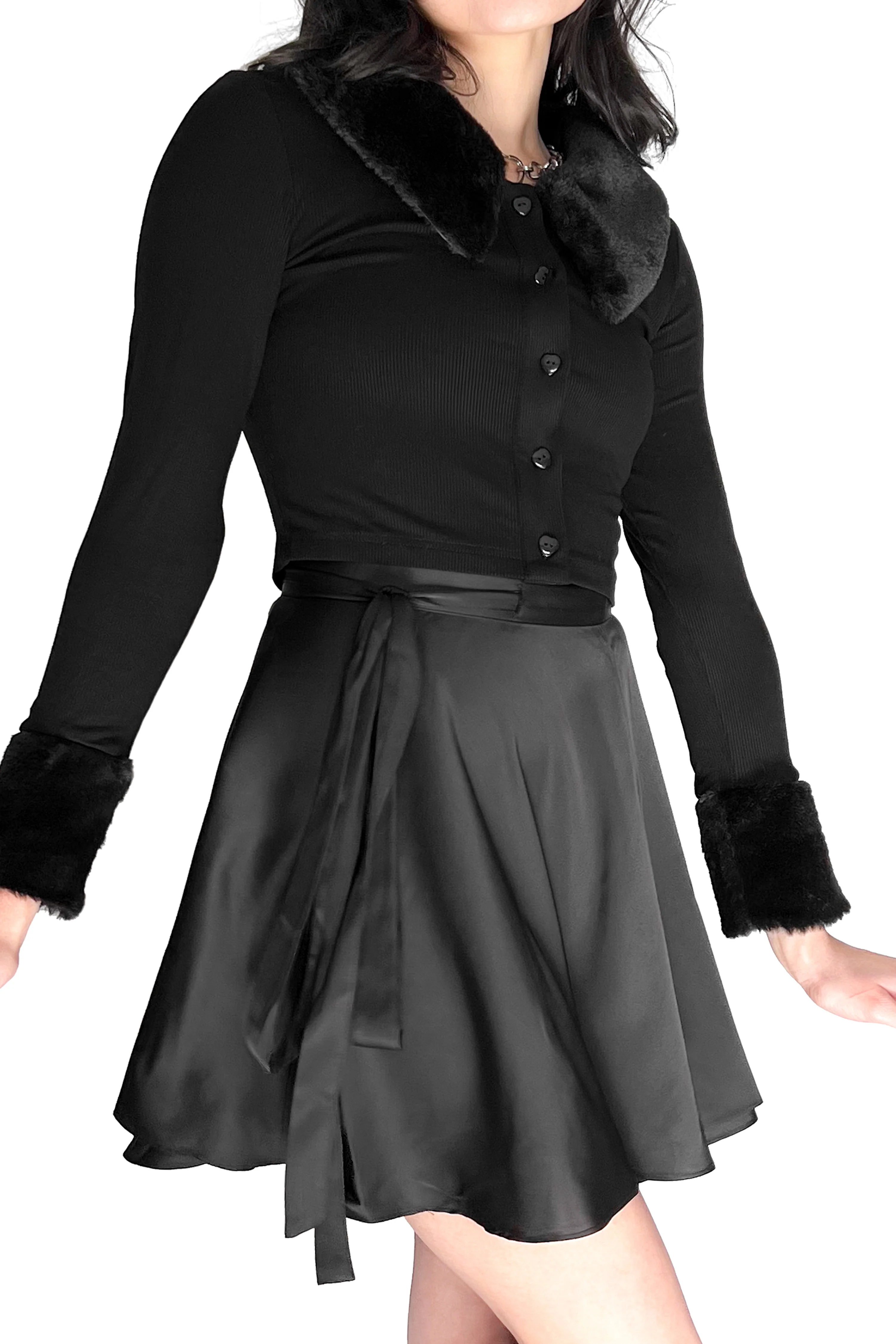 Satin Ballet Wrap Skirt - No Restock! - Image 4
