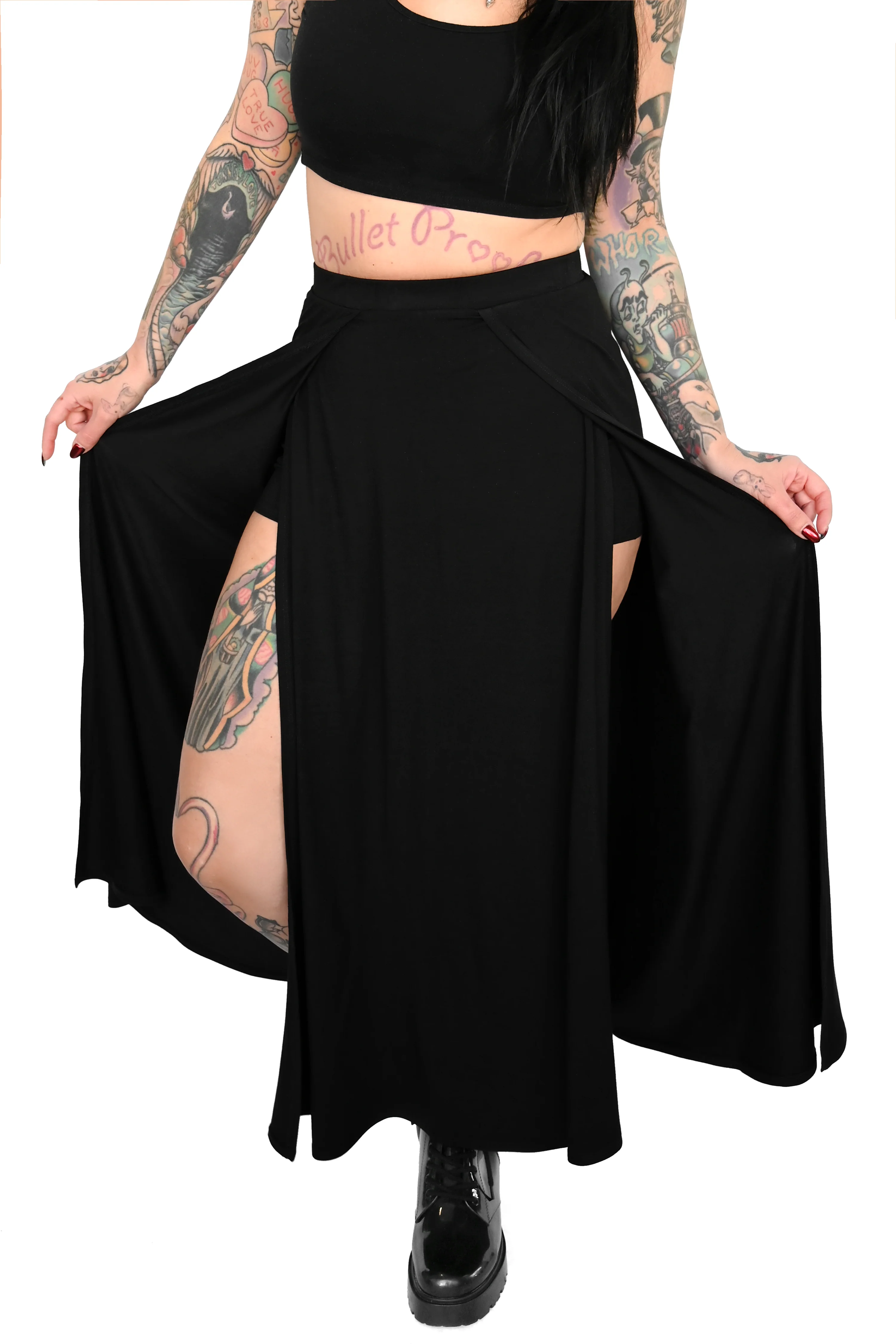 Darla Maxi Skirt With Built in Shorts - No Restock! - Image 4