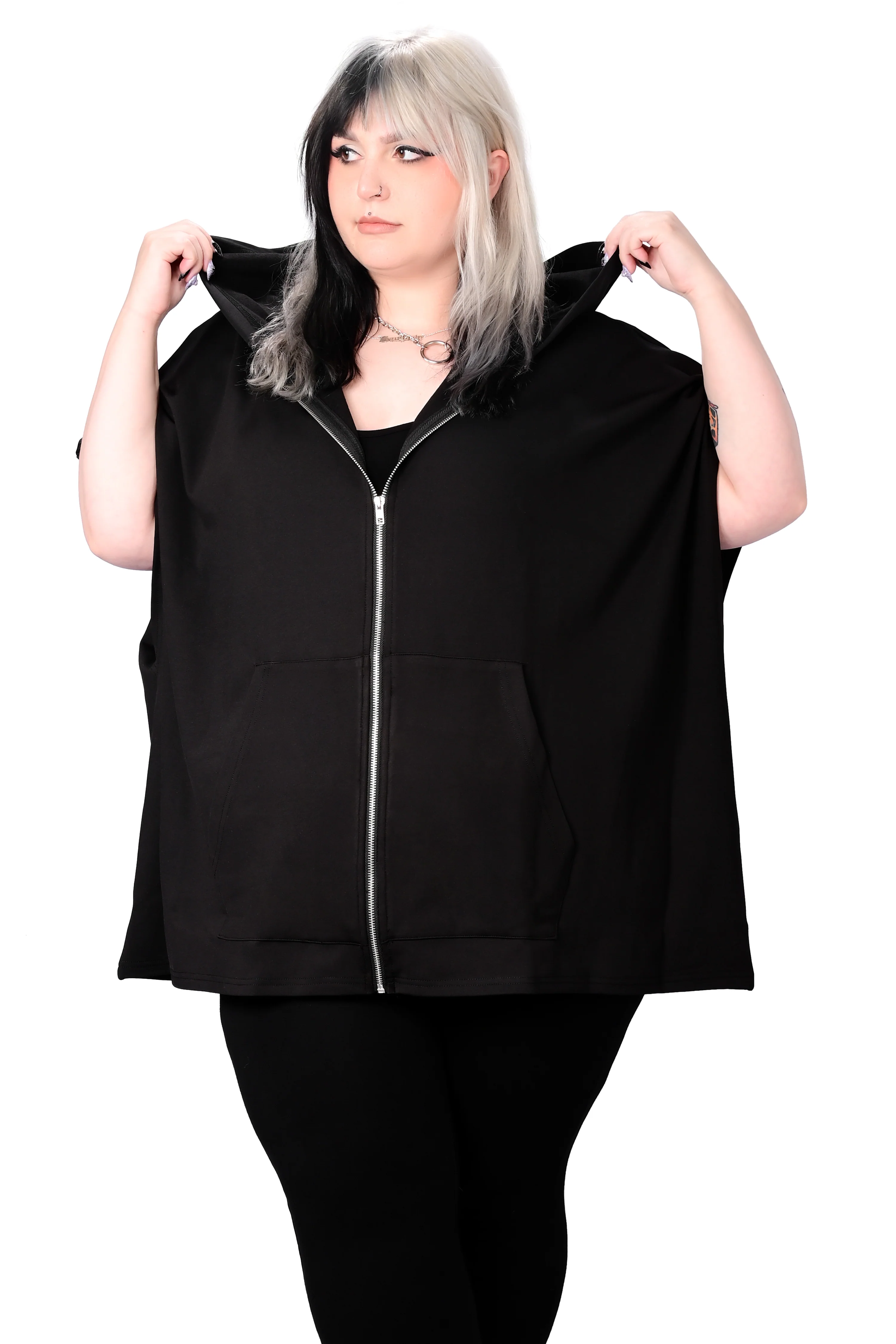 Avery Hooded Sleeveless Jacket - Final Sale! - Last Ones! - Image 3