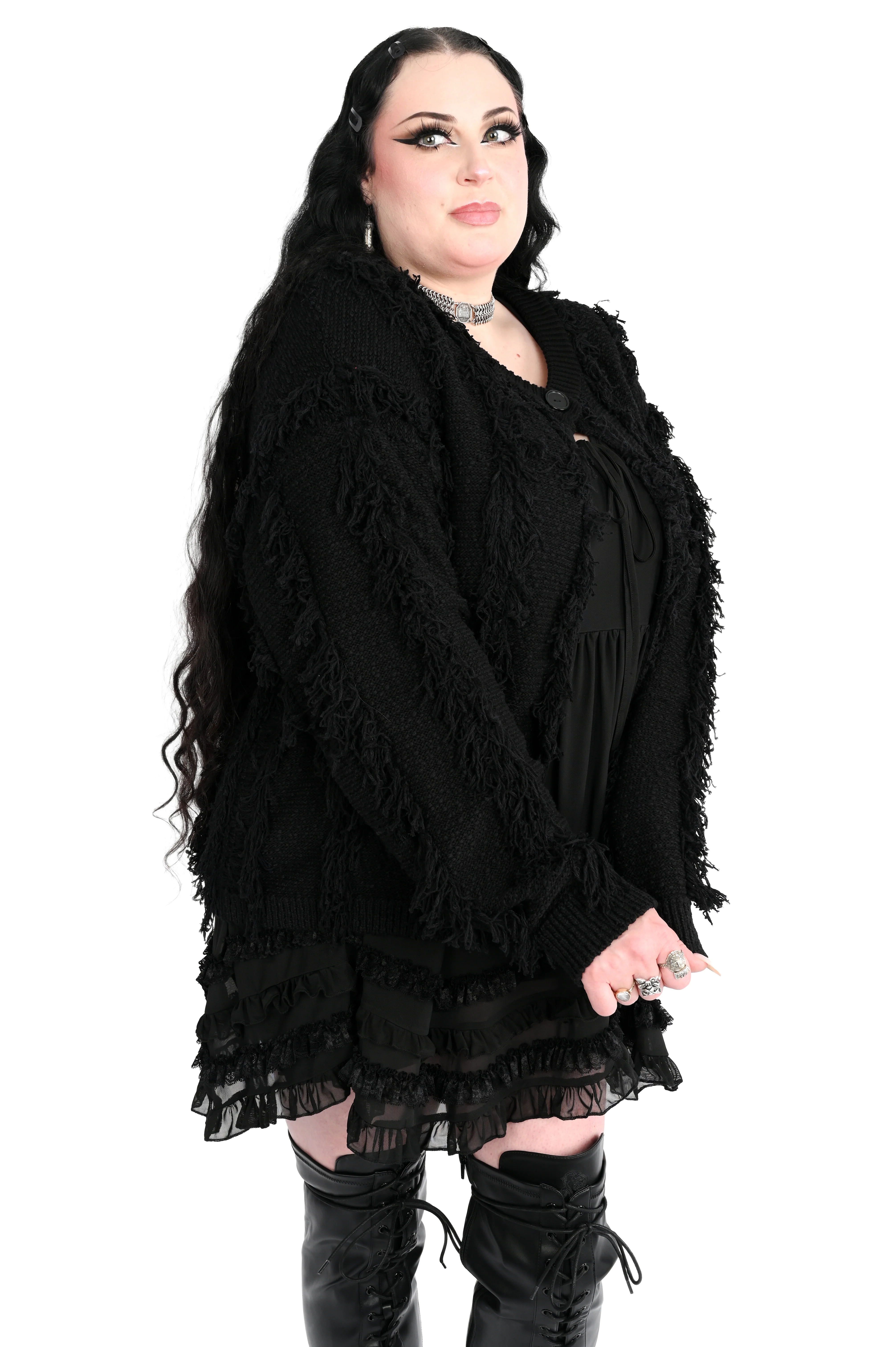 Josie Shaggy Cardigan - Image 4