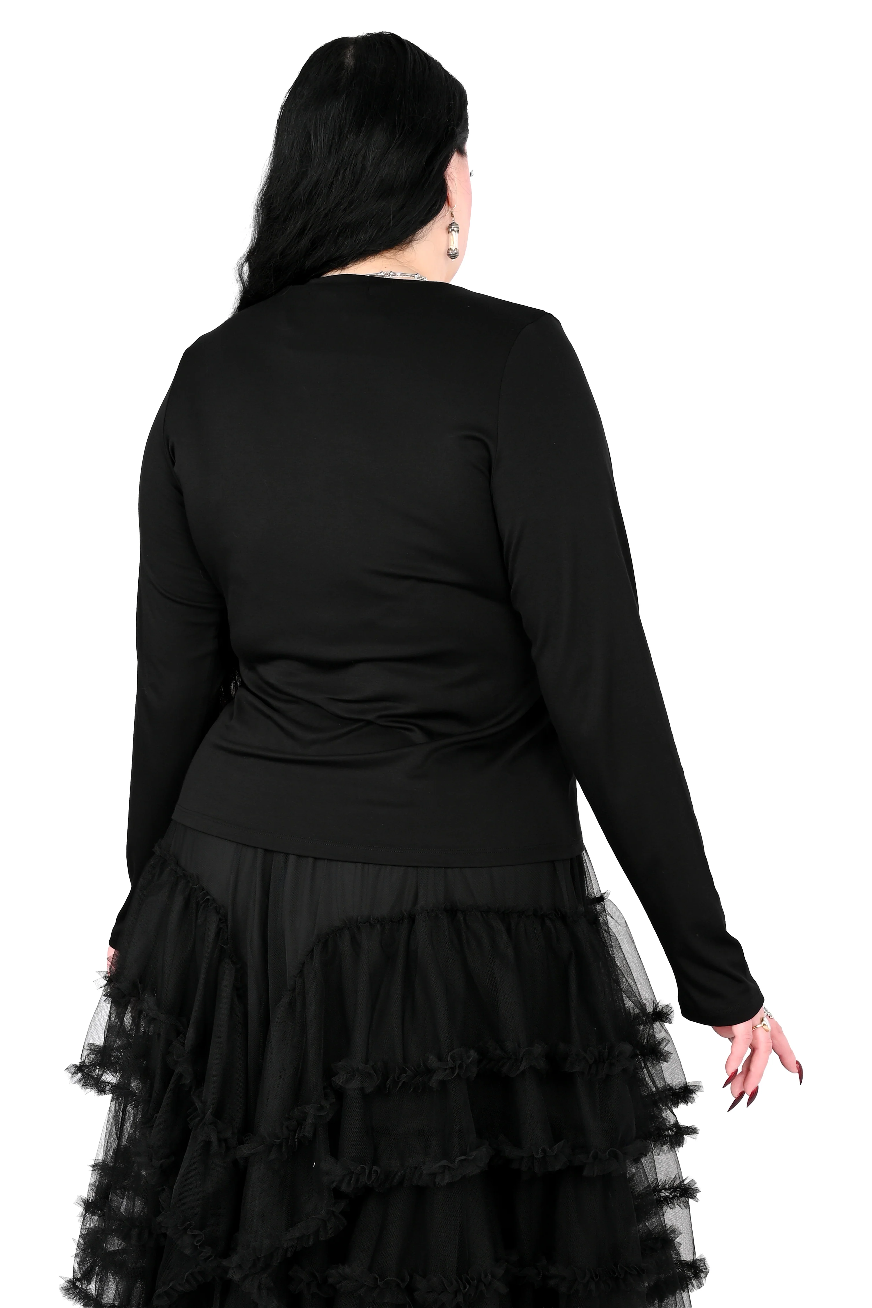 Lace Up Long Sleeve Top - Sign Up For Restock Notifications! - Image 7