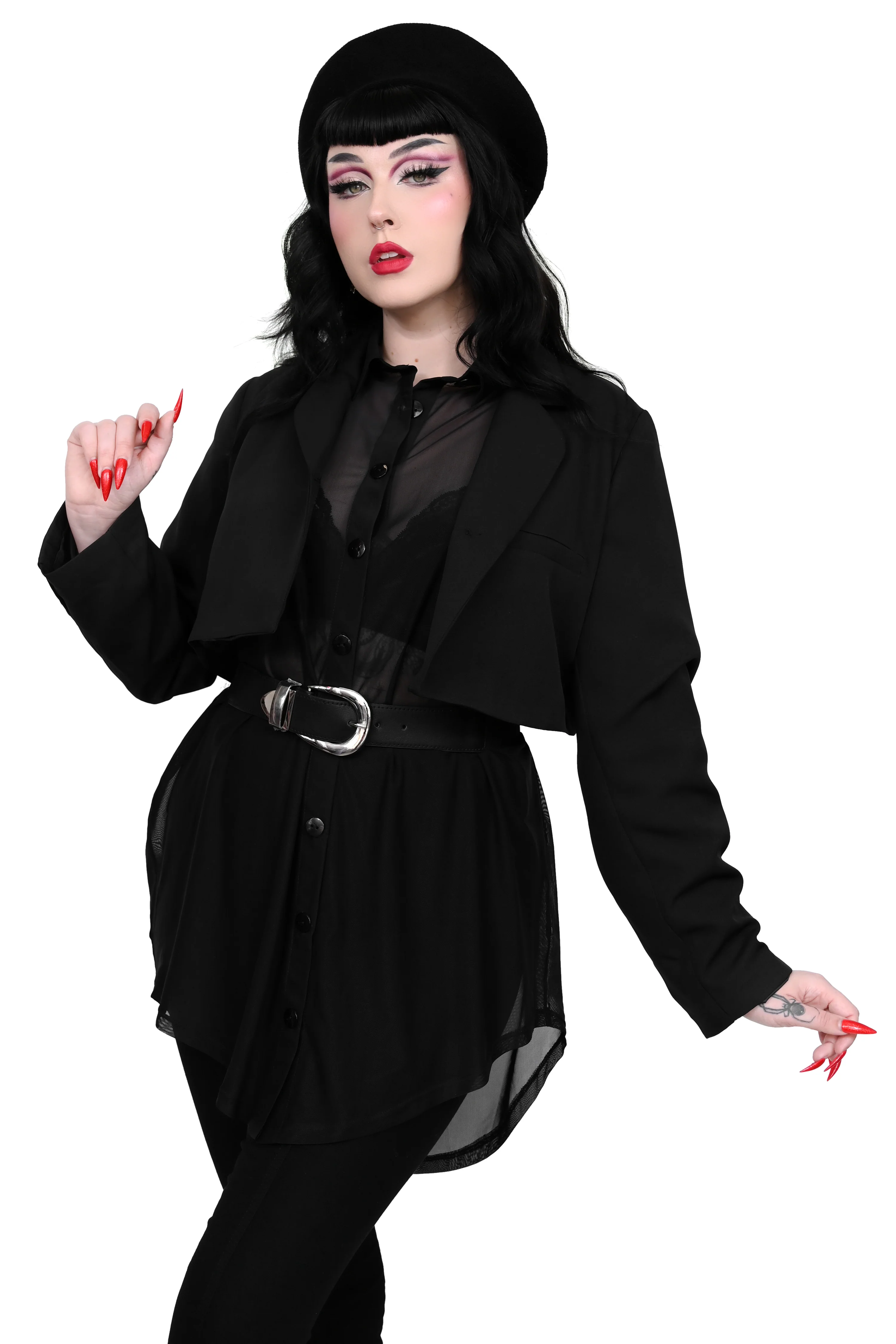 Mesh Memphis Oversized Shirt - Image 5