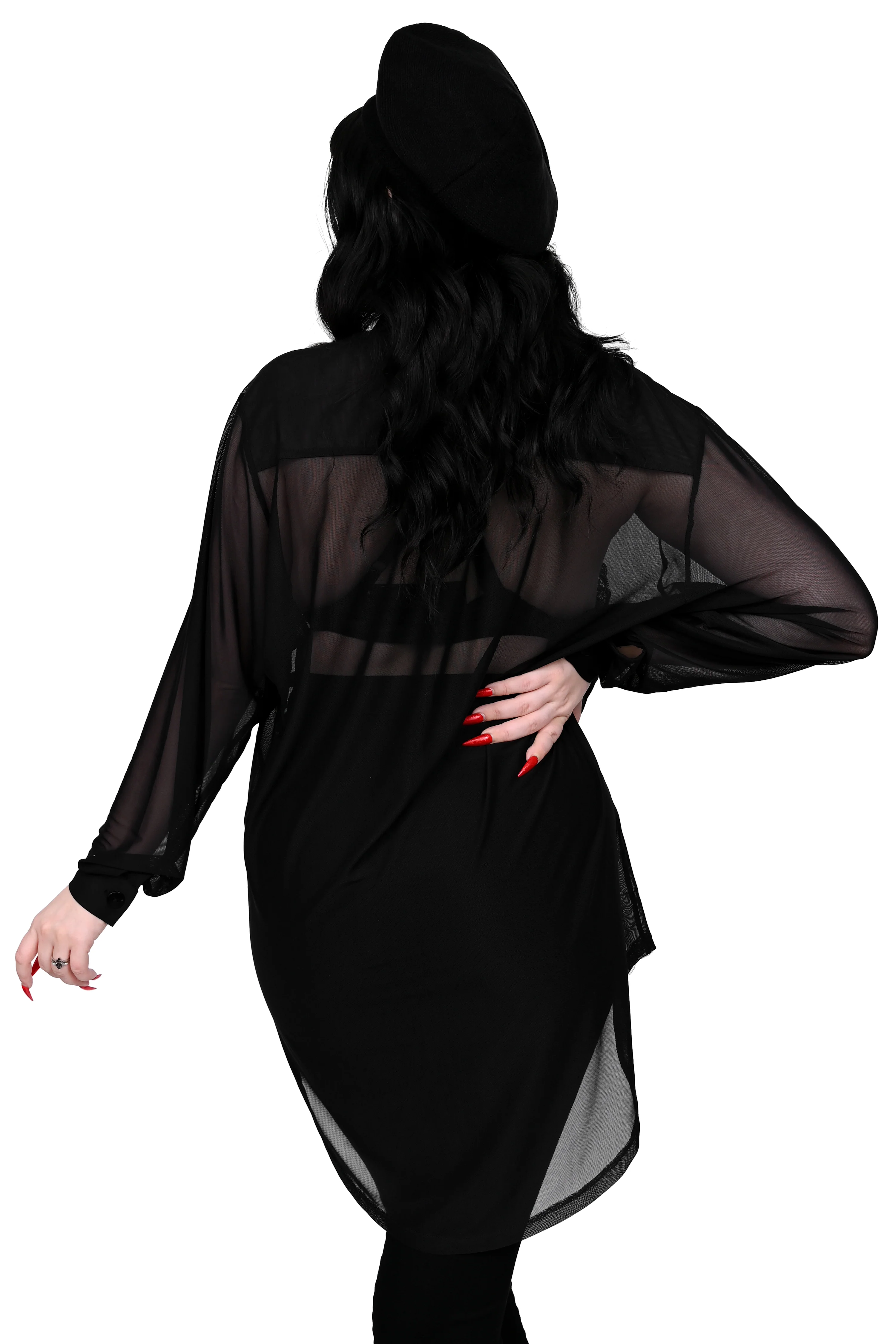 Mesh Memphis Oversized Shirt - Image 9