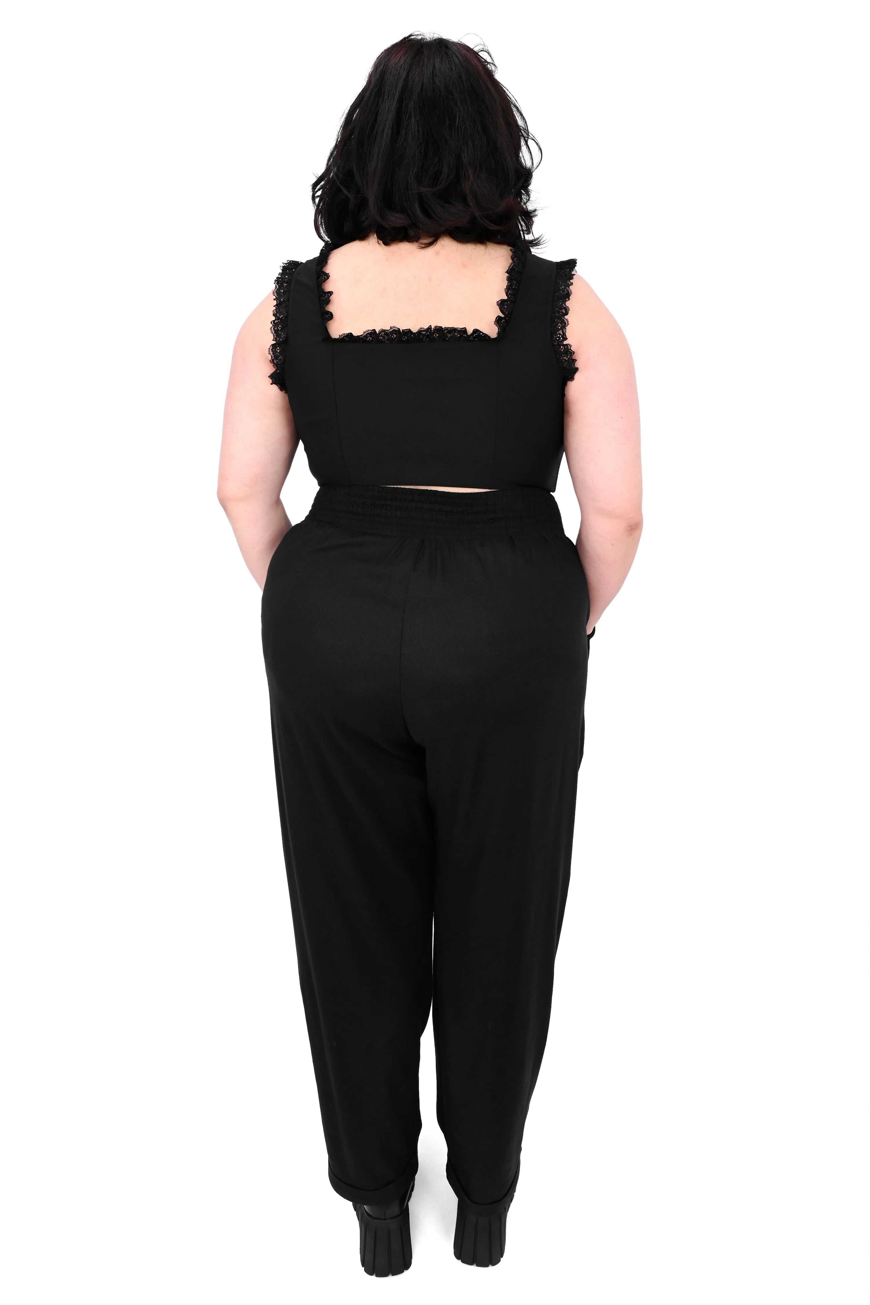 Tapered Culotte Pants - No Restock! Final Sale - XS/S/M/XL - Image 5