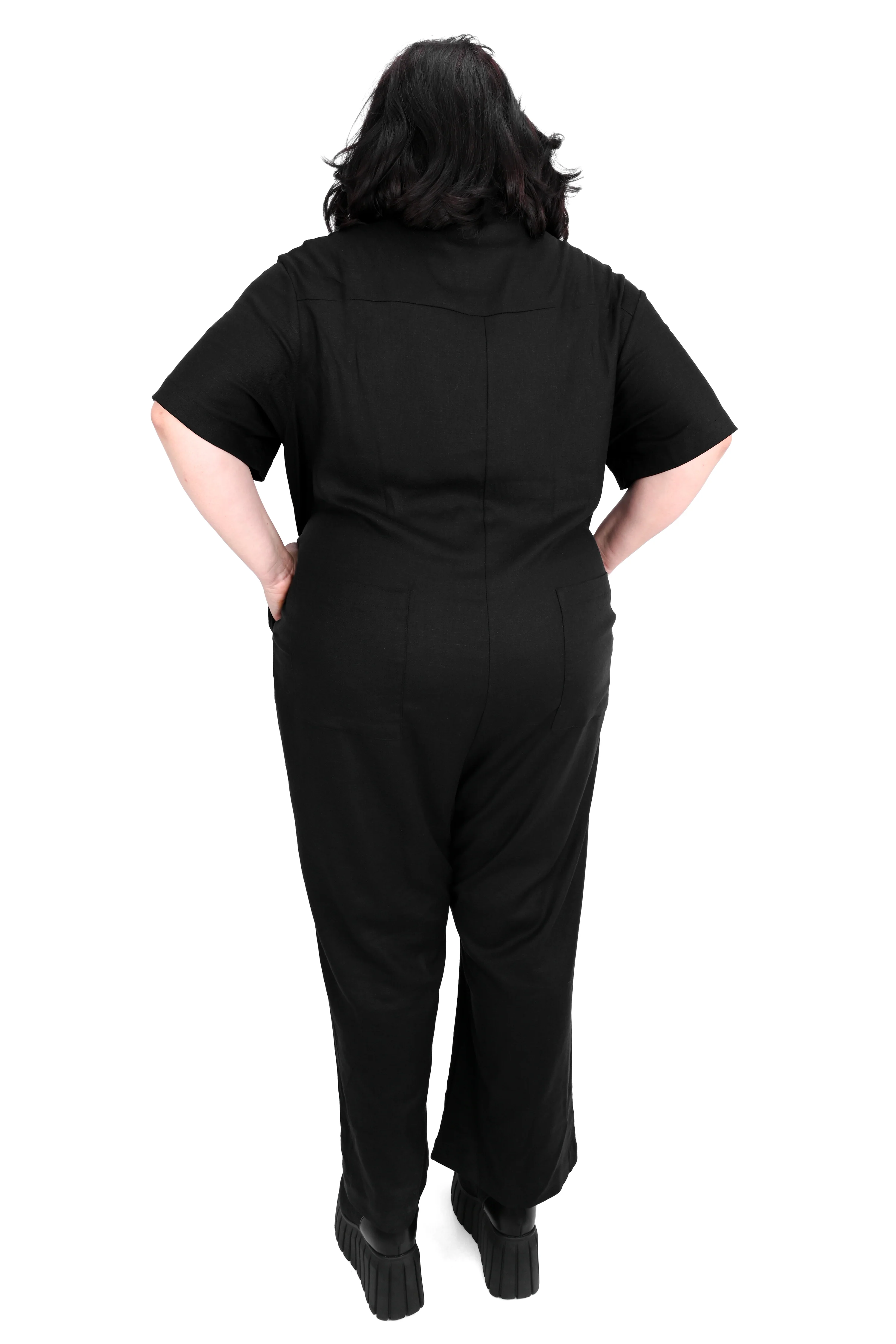 Unisex Boiler Button Up Jumpsuit - Image 12
